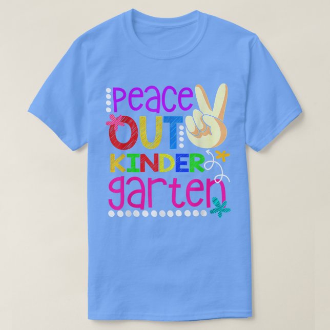 Freden ut Kindergarten-klass 2022 Studenten Fu T Shirt (Design framsida)