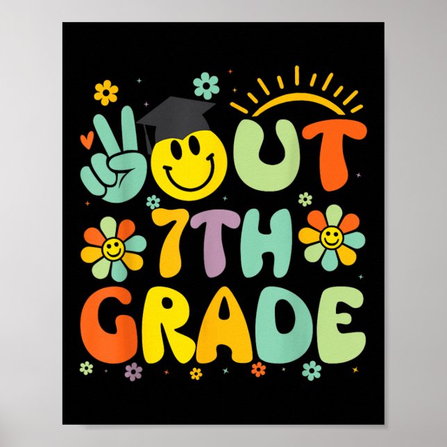 Freden ut ur Klass Cl 2025 farväl Studenten Poster (Framsidan)