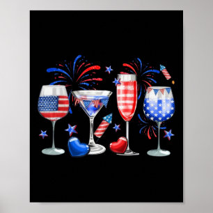 Fredens 4:e Juli-Flagga Poster