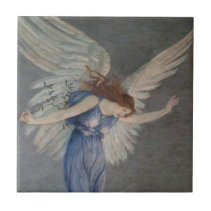 Fredens ängel (av Walter Crane) Kakelplatta