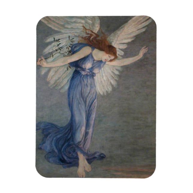 Fredens ängel (av Walter Crane) Magnet (Vertikal)