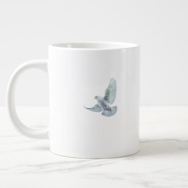 Fredens duva jumbo mugg (Vänster)