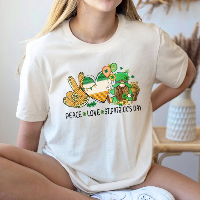 Fredens helige patricks Day Shirt, Shamrock löv T Shirt (Skapare uppladdad)