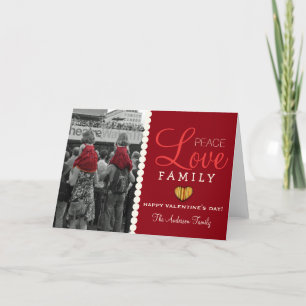 Fredens Kärlek-kort för alla hjärtans dag Helgkort