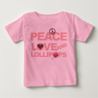 Fredens kärlek-slöjor, långsökta småbarn-flickpepp tee shirt