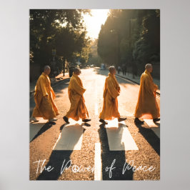 FREDENS KRAFT - Inspirerande Munk Poster