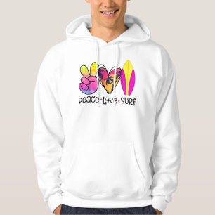 Fredens Surfa i Kärlek, sommartid, Retro Vacation Hoodie