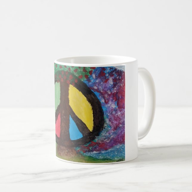 Fredens träd kaffemugg (Framsida höger)