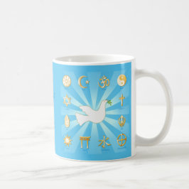 Fredens värld kaffemugg