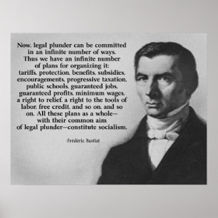 Frederic Bastiat laglig byte Poster
