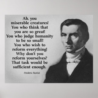 Frederic Bastiat Reform Poster