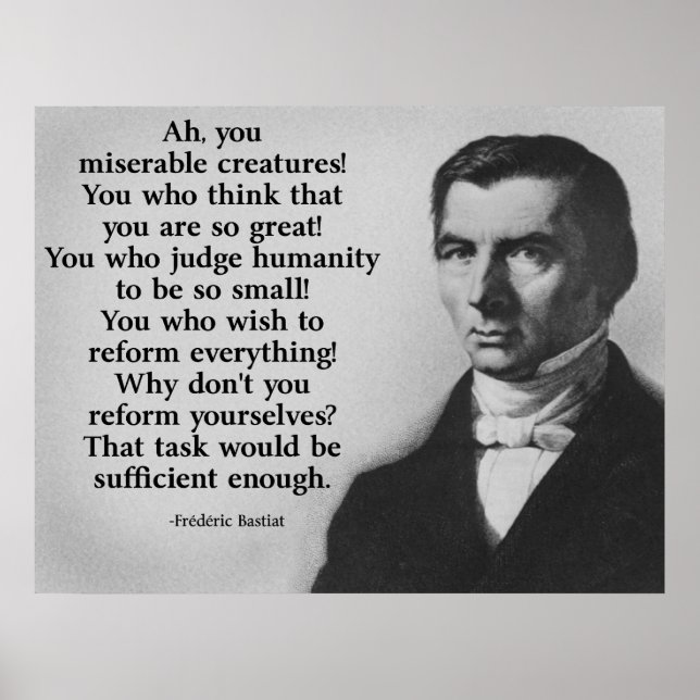 Frederic Bastiat Reform Poster (Framsidan)