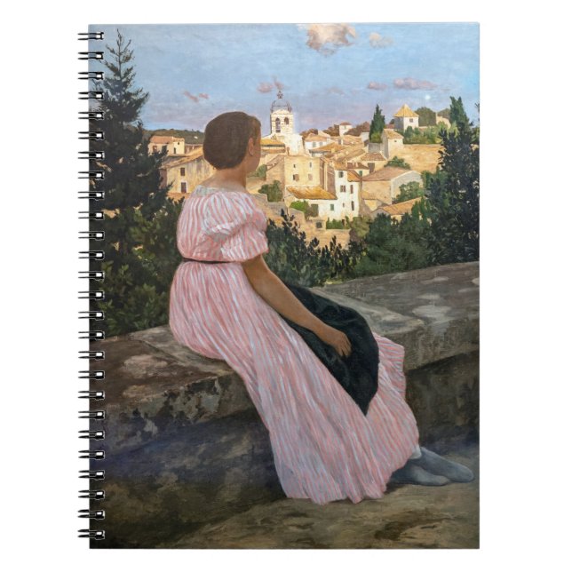Frederic Bazille - Den rosa klänningen Anteckningsbok (Framsidan)
