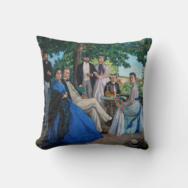 Frederic Bazille - Familjeåterförening Kudde (Framsida)