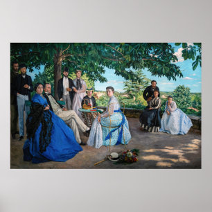 Frederic Bazille - Familjeåterförening Poster