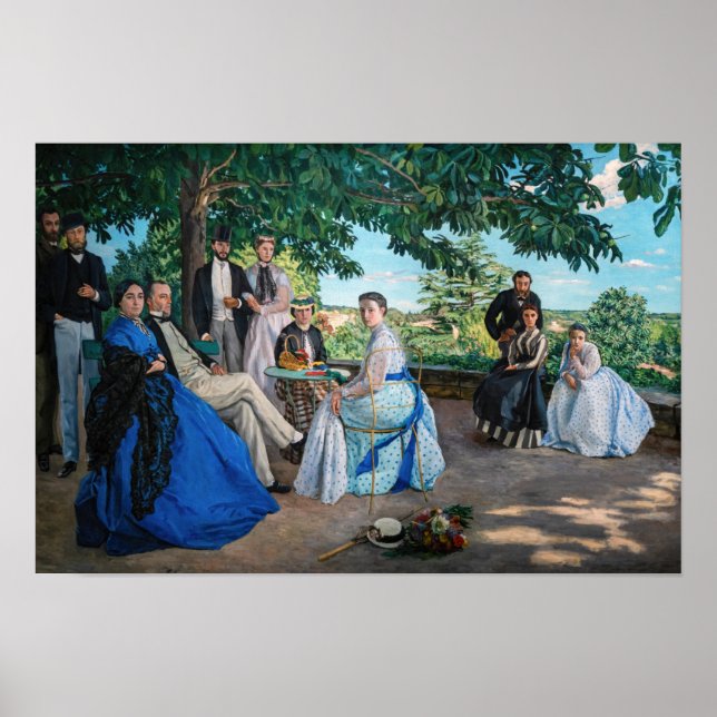 Frederic Bazille - Familjeåterförening Poster (Framsidan)