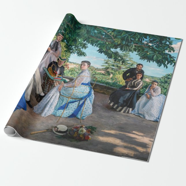 Frederic Bazille - Familjeåterförening Presentpapper (Utrullad)