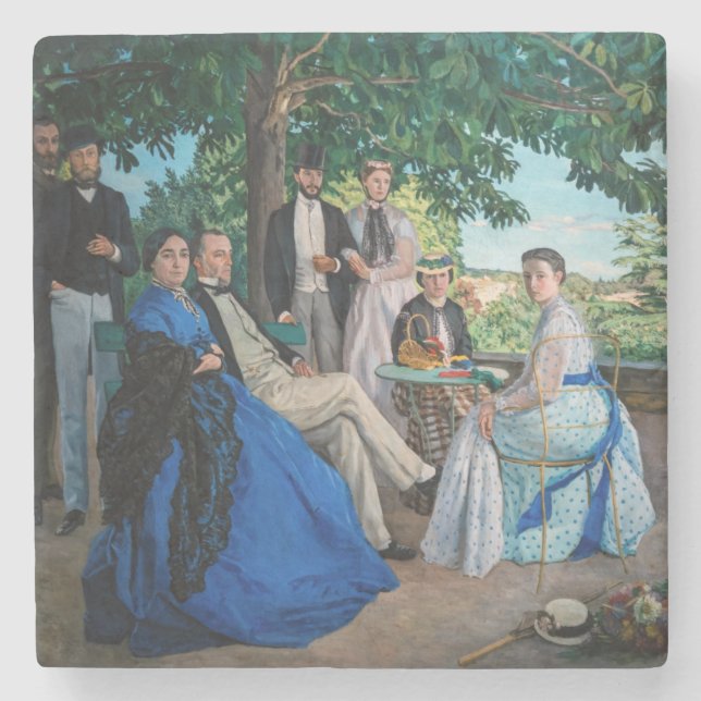 Frederic Bazille - Familjeåterförening Stenunderlägg (Framsidan)