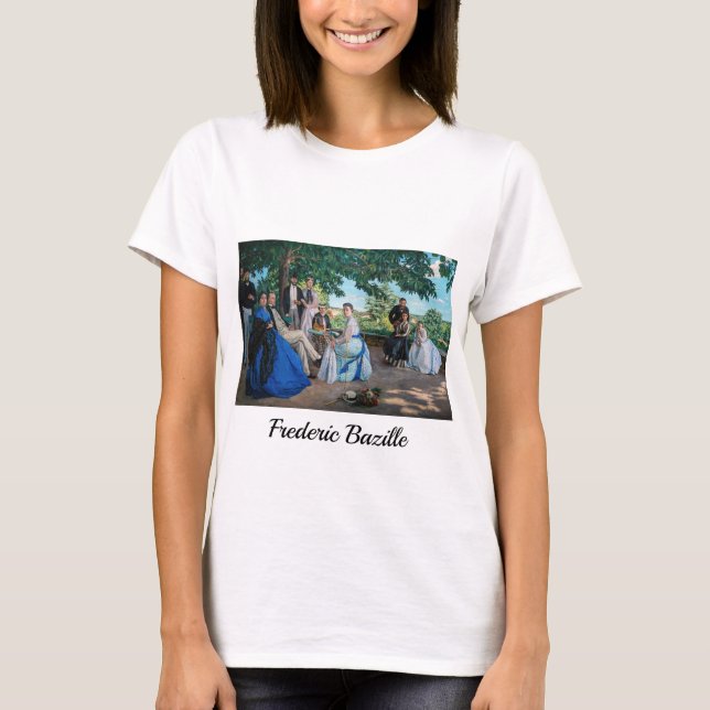 Frederic Bazille - Familjeåterförening T Shirt (Framsida)