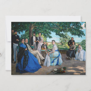 Frederic Bazille - Familjeåterförening Tack Kort