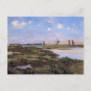 Frederic Bazille- Landskapet Aigues-Mortes Vykort