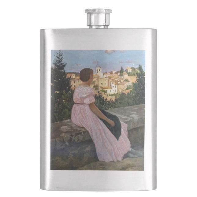 Frederic Bazille - Rosa Dress Fickplunta (Framsidan)