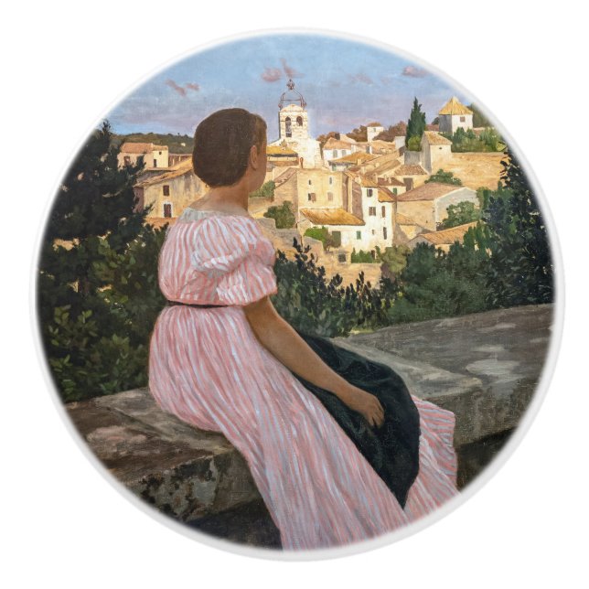 Frederic Bazille - Rosa Dress Knopp (Framsidan)