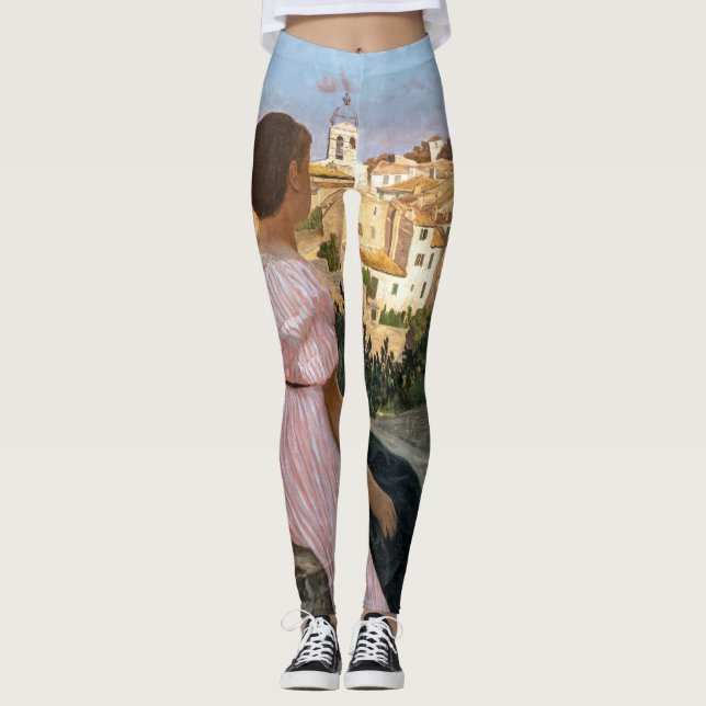 Frederic Bazille - Rosa Dress Leggings (Framsida)