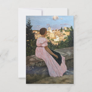 Frederic Bazille - Rosa Dress Tack Kort