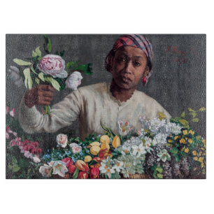 Frederic Bazille - Young Woman with Peonies