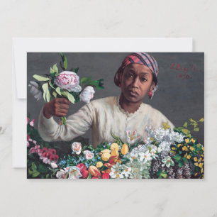Frederic Bazille - Young Woman with Peonies Inbjudningar