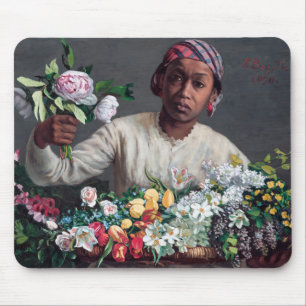Frederic Bazille - Young Woman with Peonies Musmatta