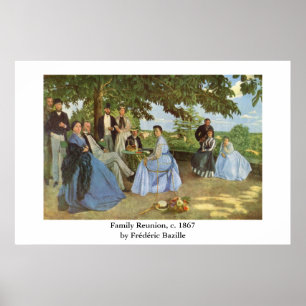 Frédéric Bazilles familjeåterförening Poster