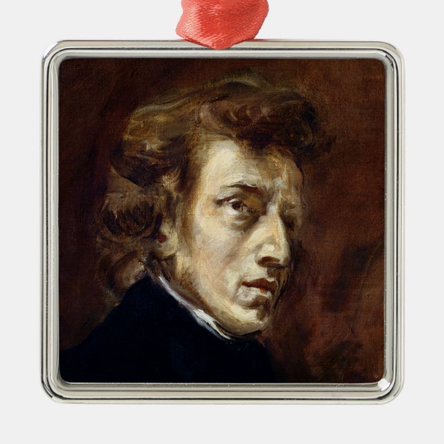Frederic Chopin 1838 Julgransprydnad Metall (Framsidan)