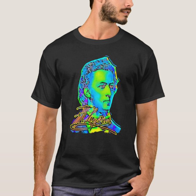 Frederic Chopin Classical Music T Shirt (Framsida)