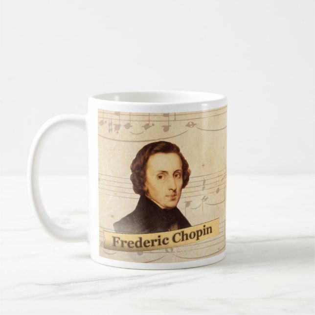 Frederic Chopin historisk mugg (Vänster)