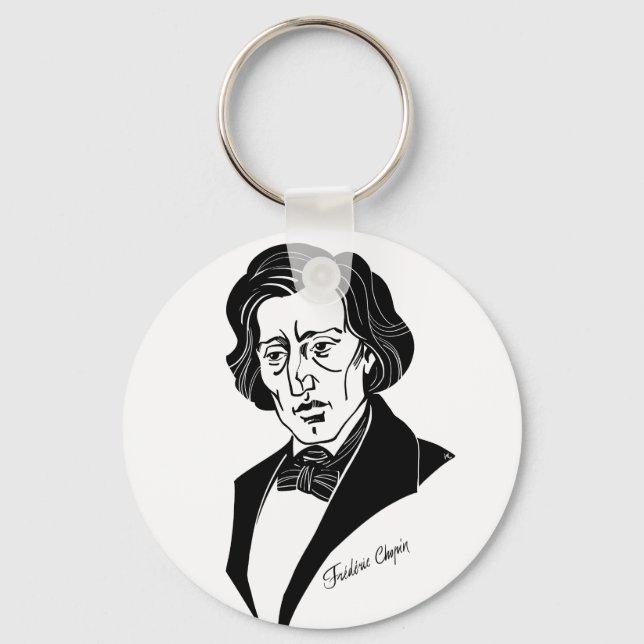 Frederic Chopin Nyckelring (Framsida)