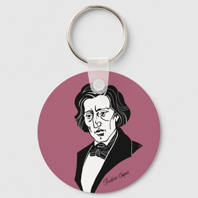 Frederic Chopin Nyckelring (Framsida)