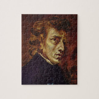 Frederic Chopin porträtt av Eugene Delacroix Pussel