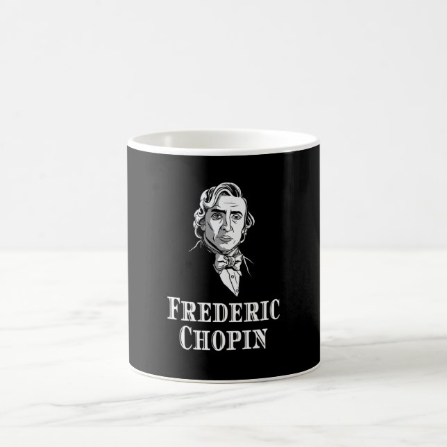 Frederic Chopin Porträtt Kaffemugg (Center)