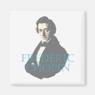 Frédéric Chopin porträtt Magnet