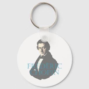 Frédéric Chopin porträtt Nyckelring