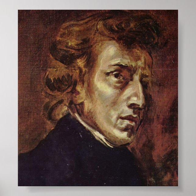 Frédéric Chopin Porträtt Poster (Framsidan)