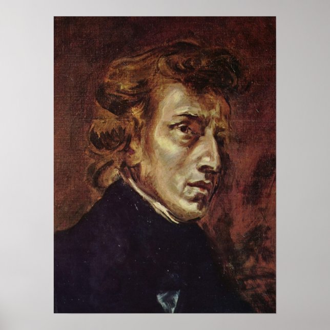 Frédéric Chopin Porträtt Poster (Framsidan)