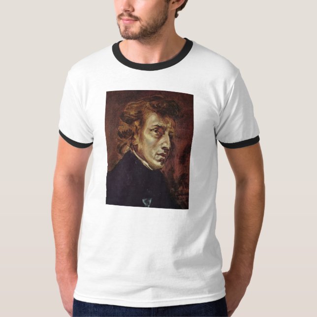 Frédéric Chopin Porträtt T-shirt (Framsida)