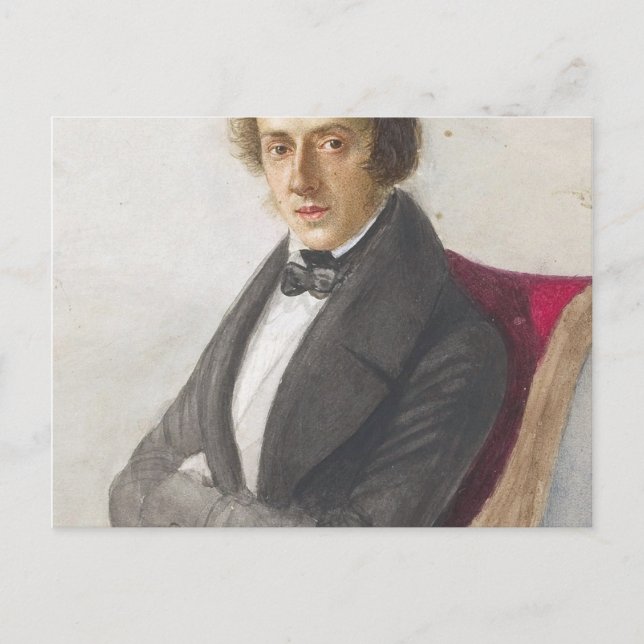 Frédéric Chopin Vykort (Framsida)