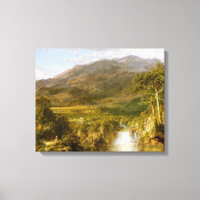 FREDERIC E. CHURCH - ANDES HJÄRTA - 1859 CANVASTRYCK (Framsida)