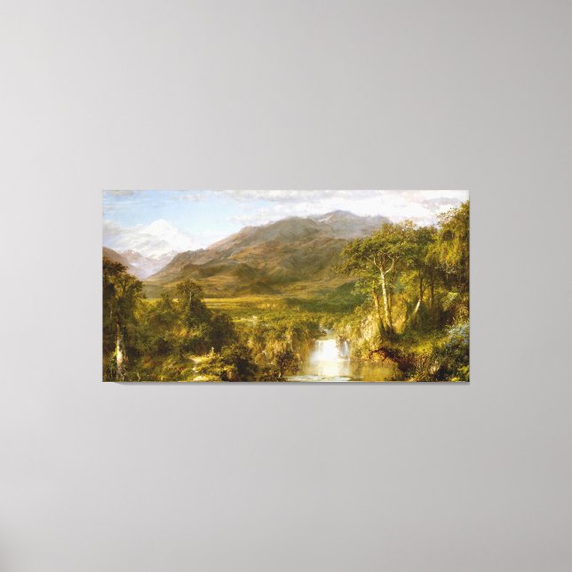 FREDERIC E. CHURCH - ANDES HJÄRTA - 1859 CANVASTRYCK (Framsida)