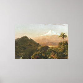 FREDERIC E. CHURCH - SYDAMERIKANSKA LANDSCAPE 1856 CANVASTRYCK
