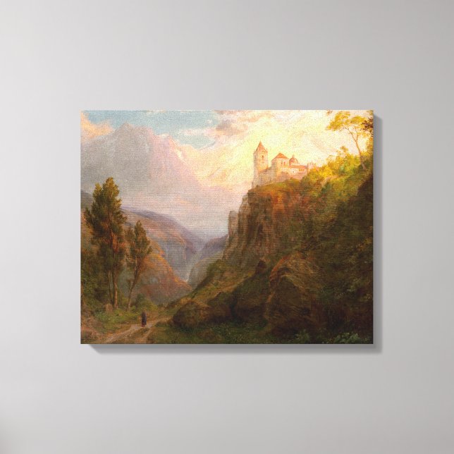 FREDERIC E. CHURCH The Monastery of San Pedro 1879 Canvastryck (Framsida)
